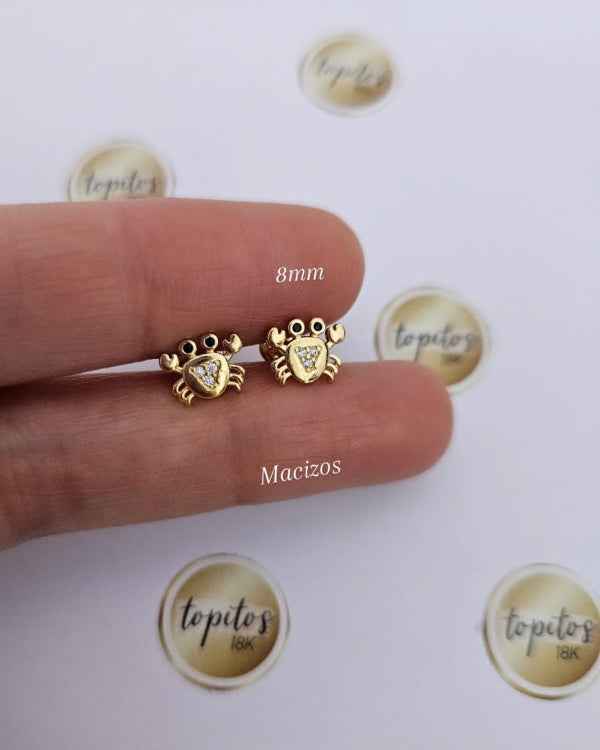 Topos Cangrejos 8mm macizos