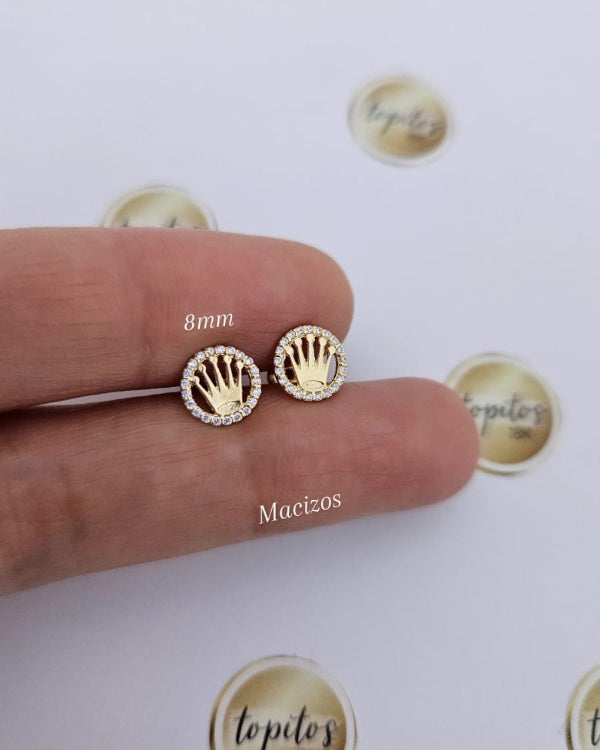 Topos Coronas Rol 8mm macizas