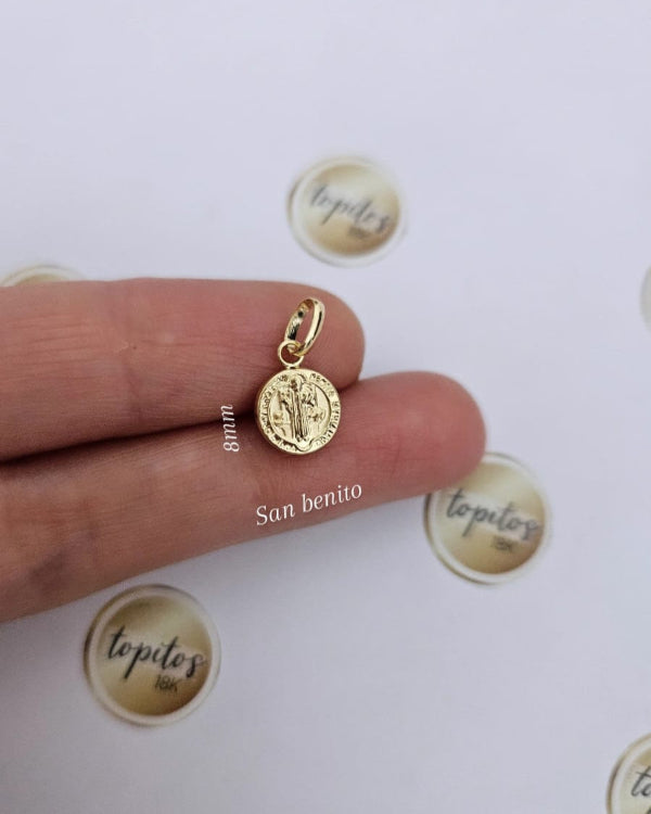 Dije San Benito 8mm