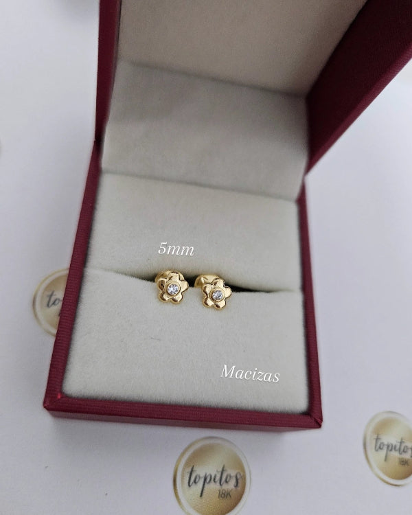 Topos Flores 5mm macizas