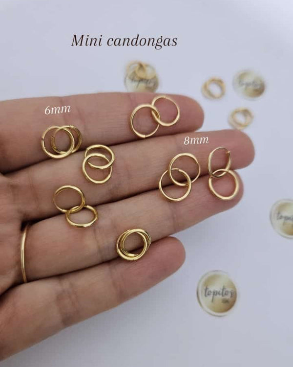 Mini candongas lisas