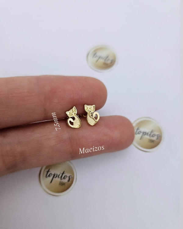 Topos Gatos 7.5mm macizos