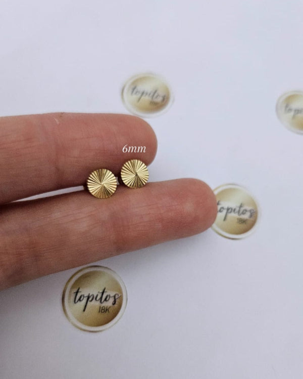 Topos Soles 6mm diamantados
