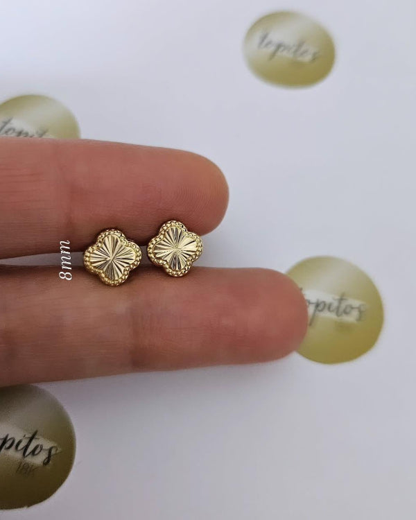 Topos Trebol Vc 8mm Diamantados