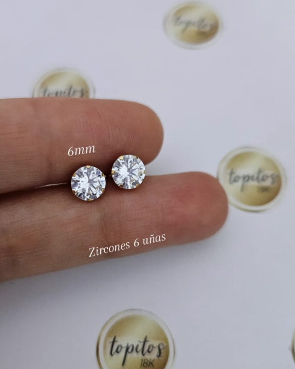 Topos Zircones 6 uñas