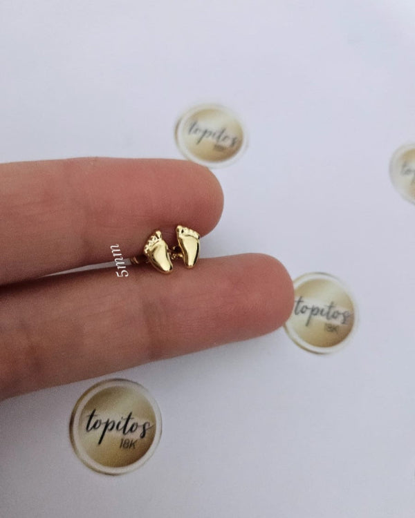 Topos huellas pequeñas 5mm