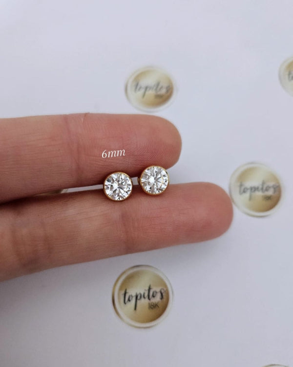 Topos zircones bisel 6mm