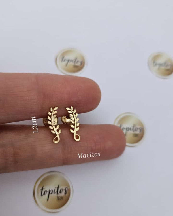 Topos hojas 1.2cm macizos