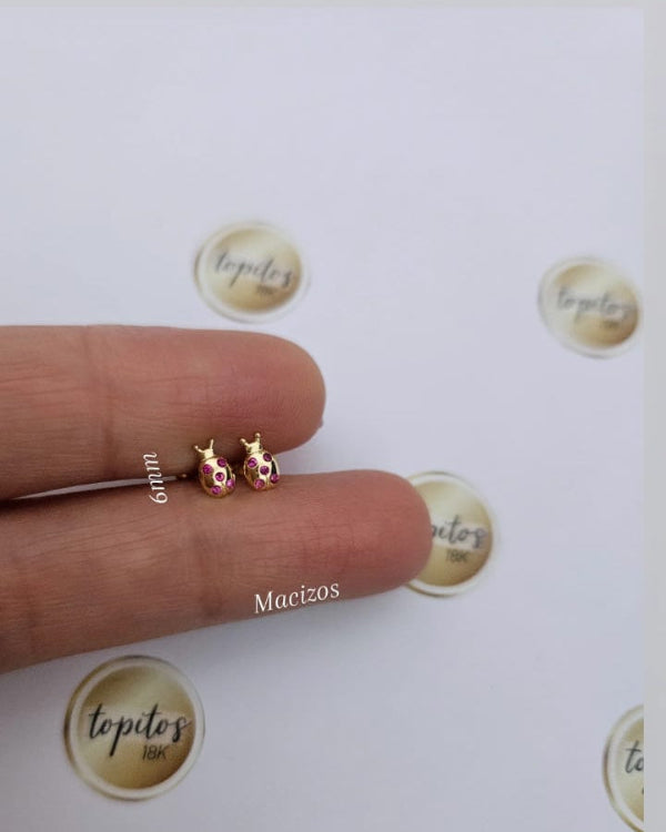 Topos Mariquitas 6mm macizas