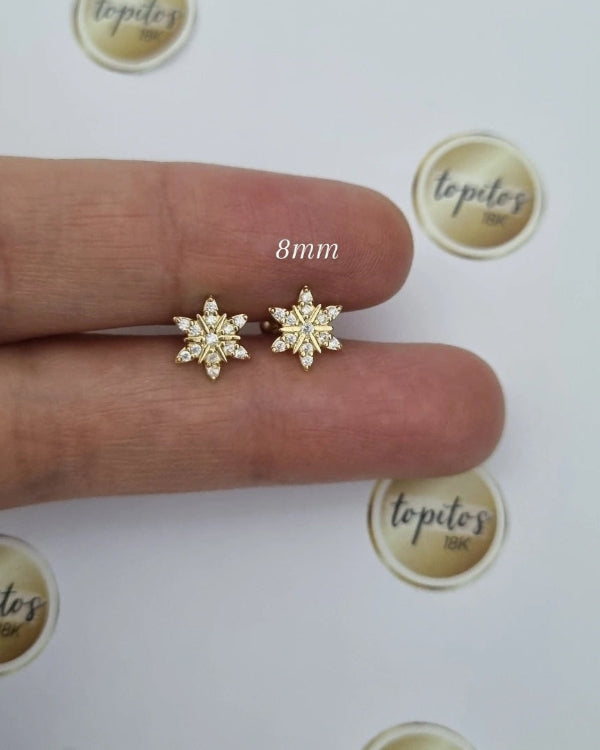 Topos Estrellas 8mm macizas