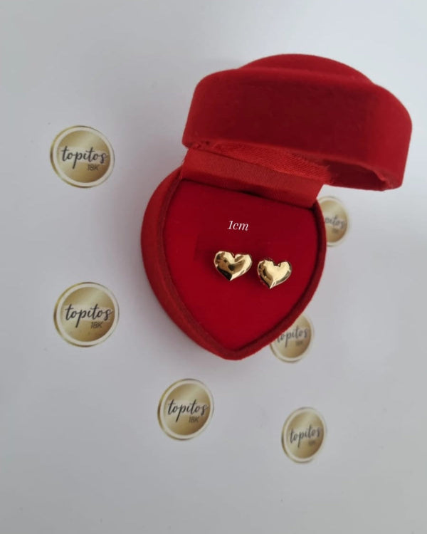 Topos Corazones 1cm lisos