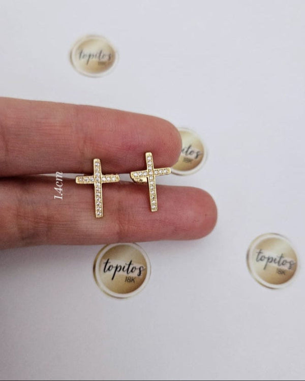 Topos cruces 1.4cm macizas