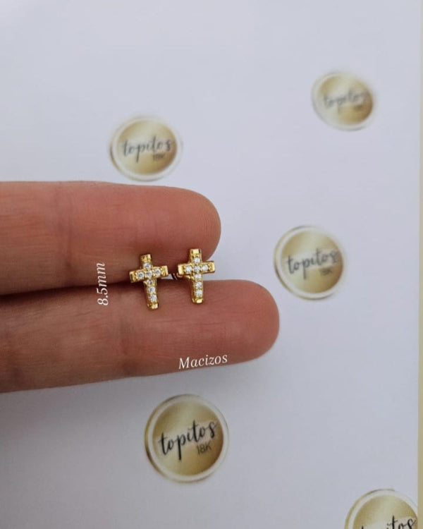 Topos cruces 8.5mm macizos