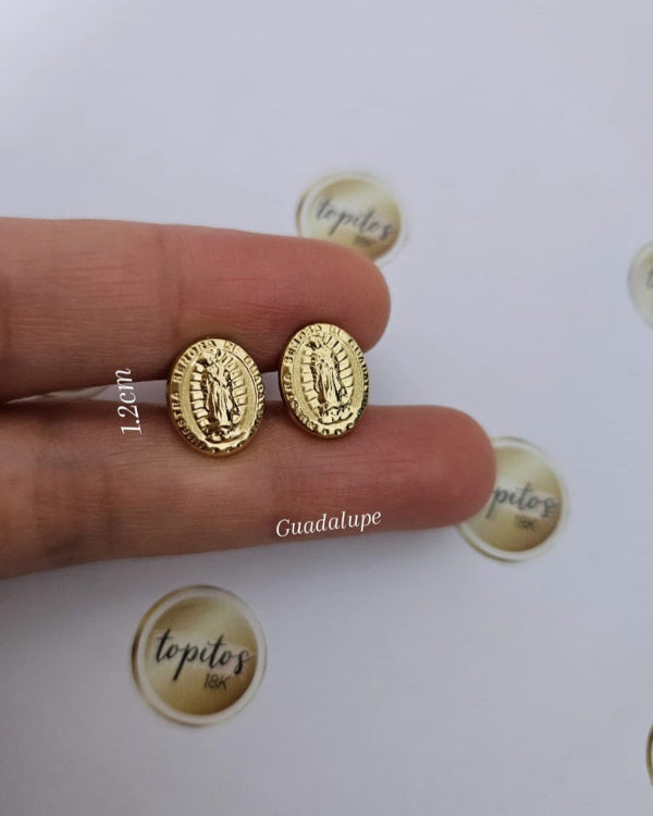 Topos Virgen Guadalupe grandes 1.2cm