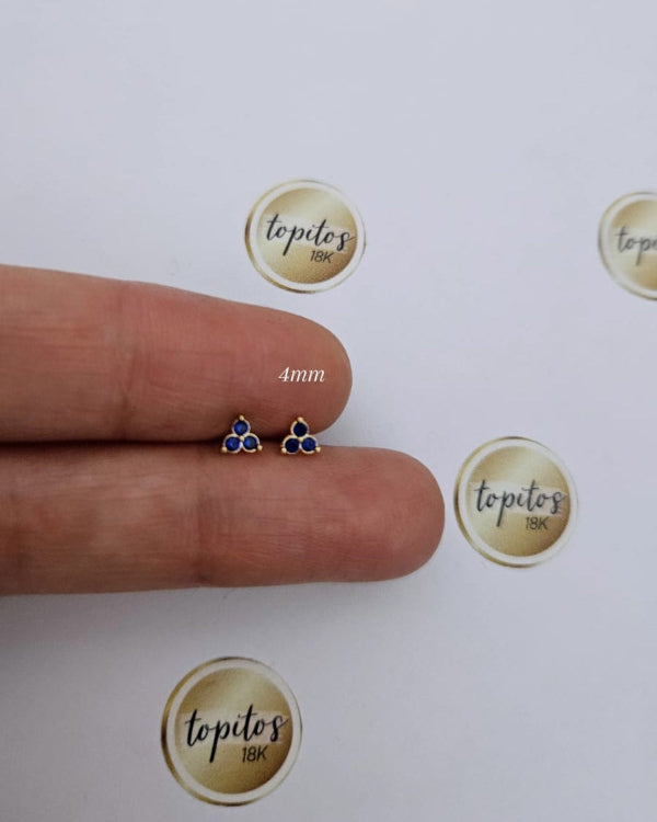 Topos Trebol 4mm, macizos