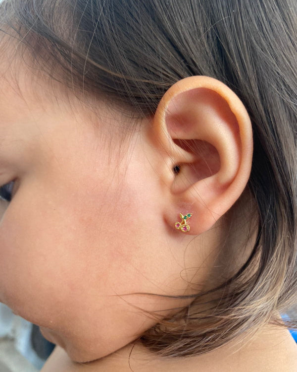 Topos Cerezas 6mm macizas