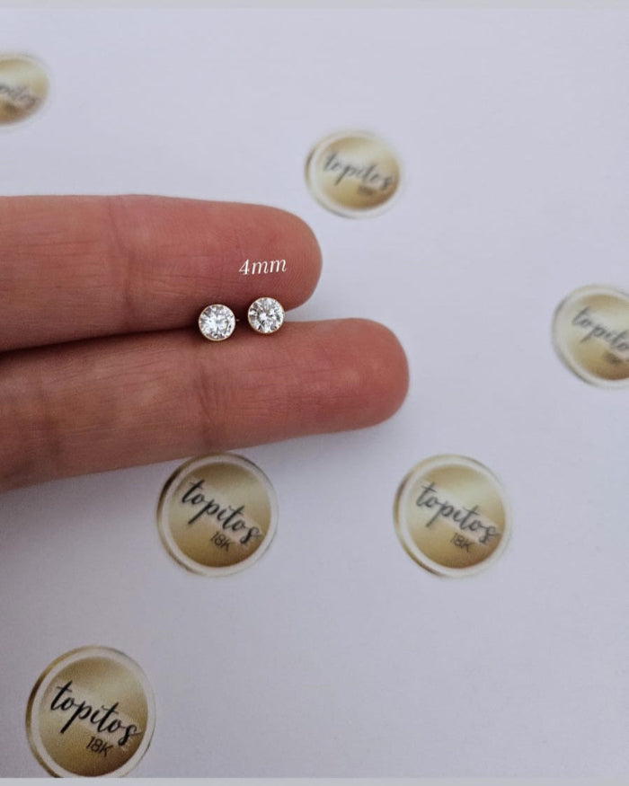 Topos zircones bisel 4mm