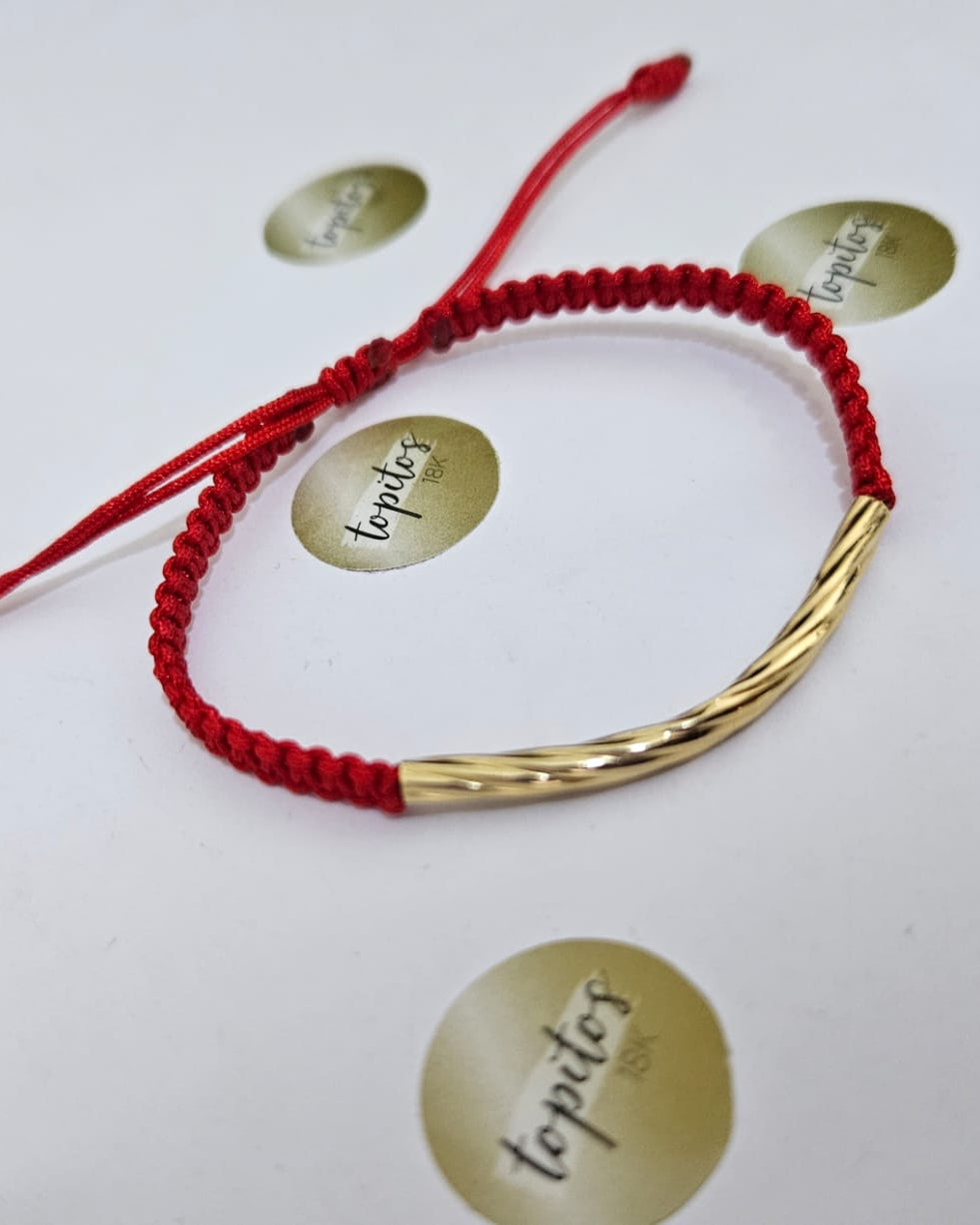 Pulsera barra 4cm torneada