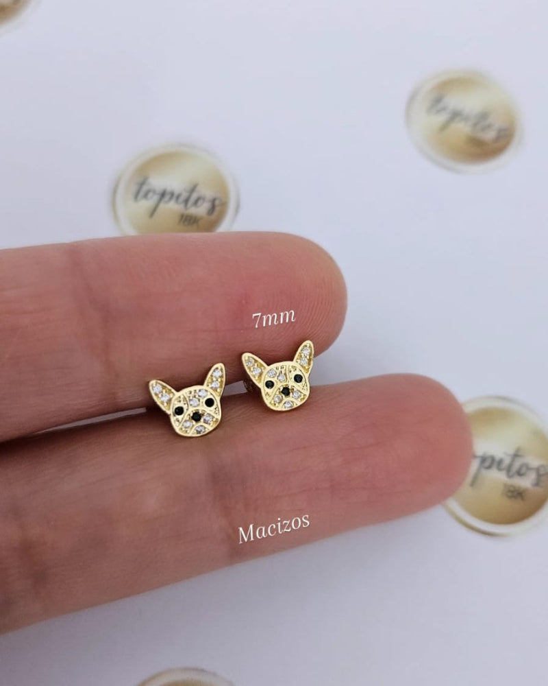 Topos Perro Bulldog Francés 7mm macizos