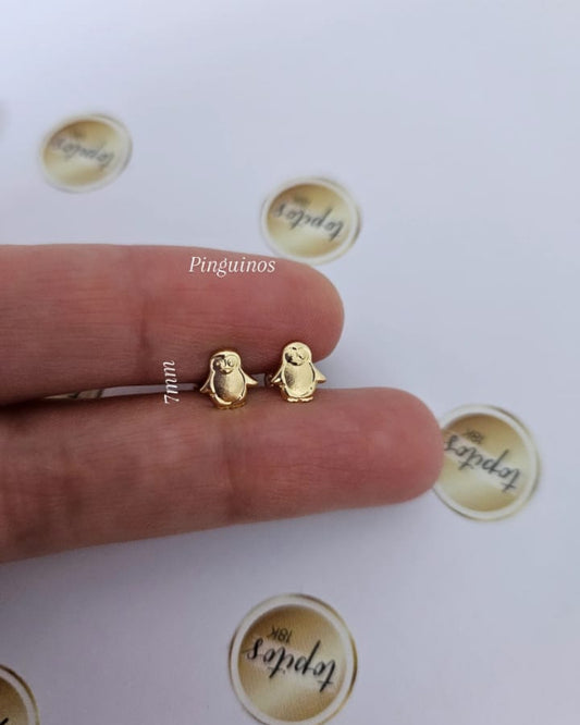 Topos Pinguinos 7mm macizos