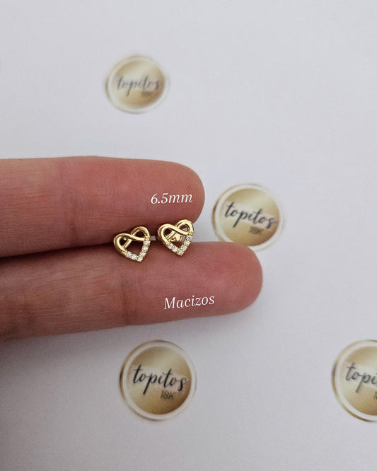 Topos corazones amor infinito 6mm