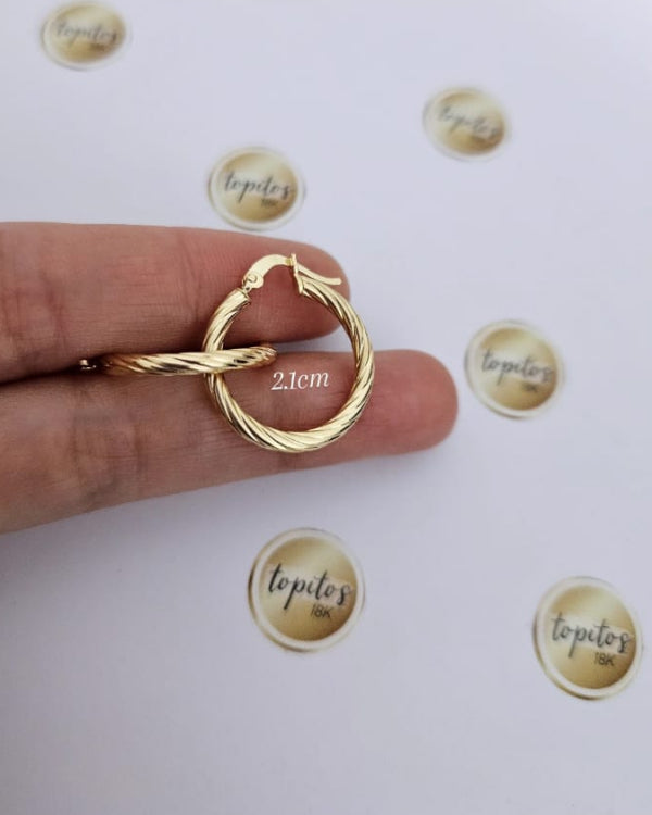 Candongas Melcocha 2.1cm.