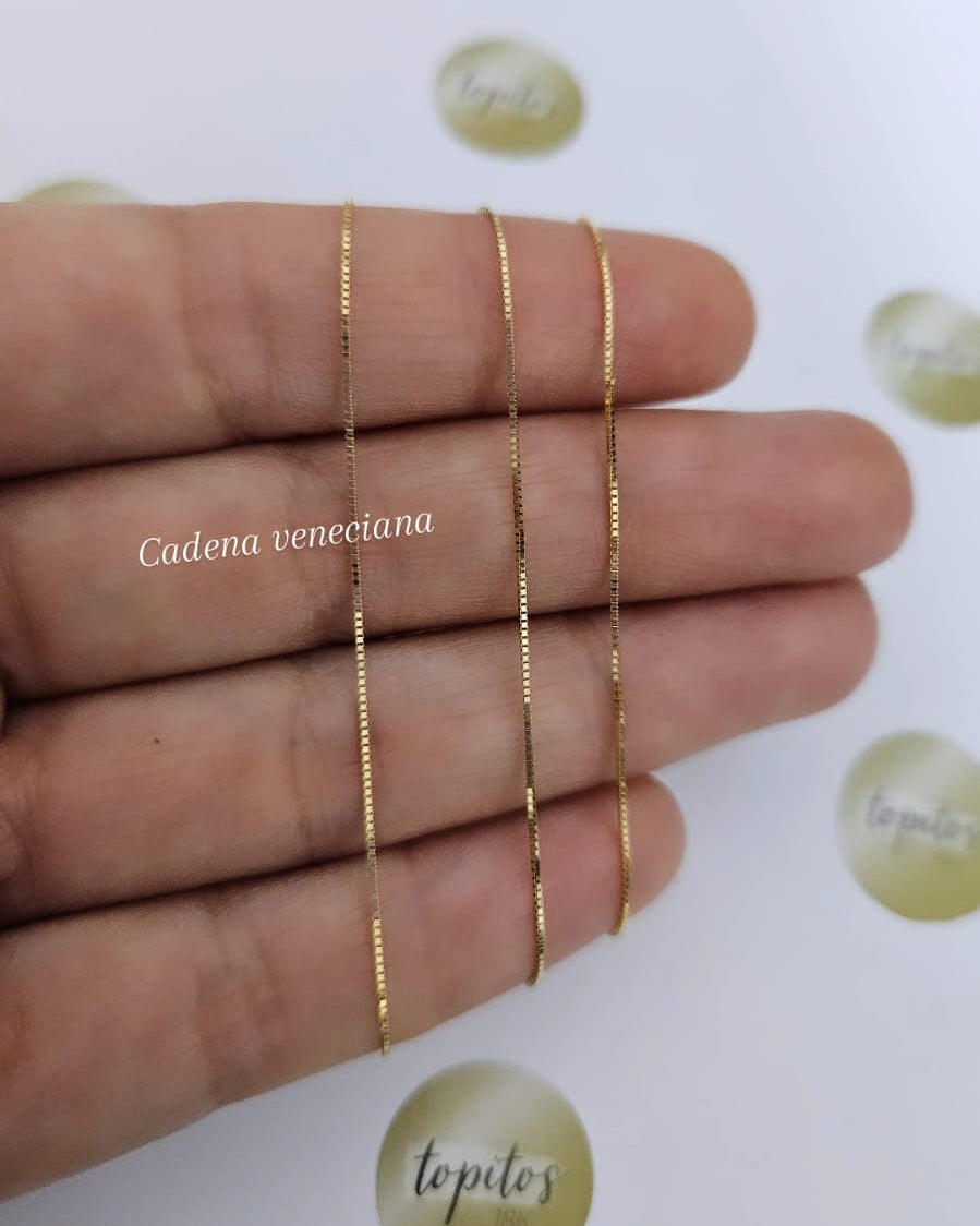 Cadena Venecina 40cm, Oro 18k Italy