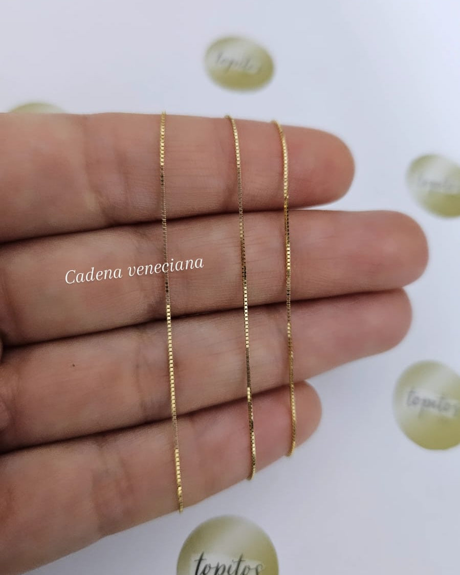 Cadena Veneciana 45cm, Oro 18k Italy
