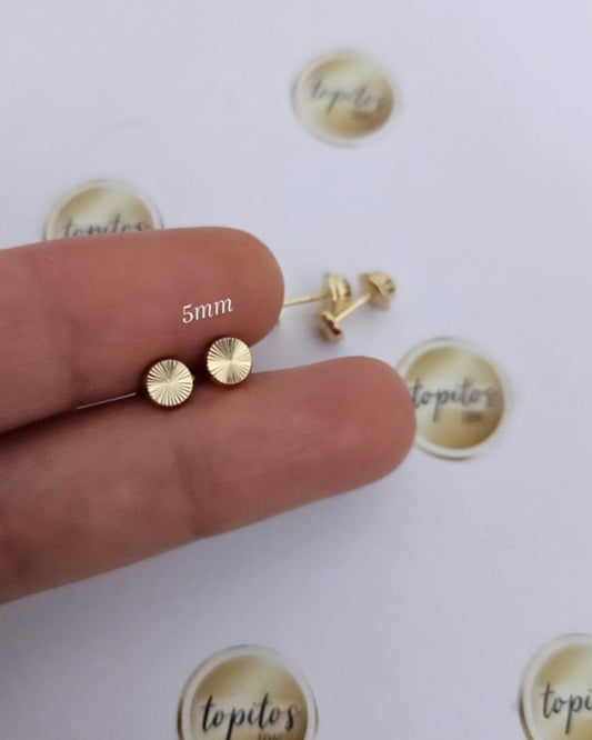 Topos botones 5mm diamantados