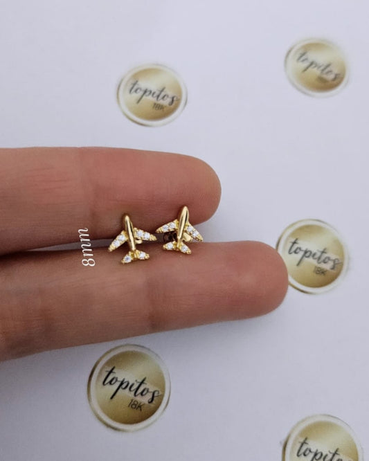 Topos Aviones 8mm macizos