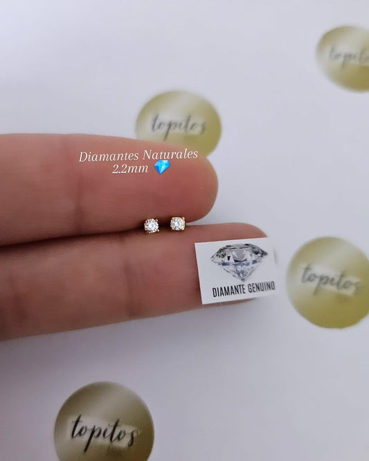 Topos Diamantes Naturales chispas 2.2mm