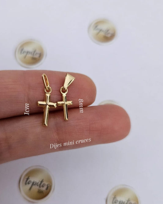 Dijes mini cruces