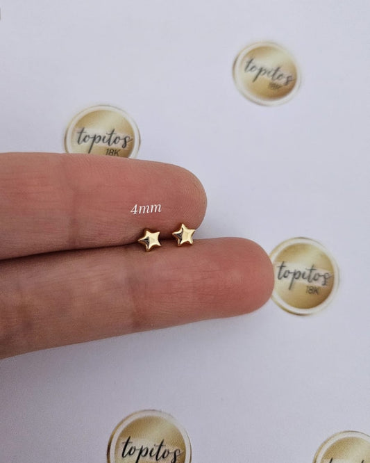Topos Estrellas 4mm lisas
