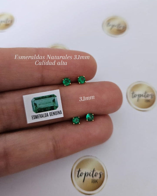 Topos Esmeraldas Naturales 3.1 mm