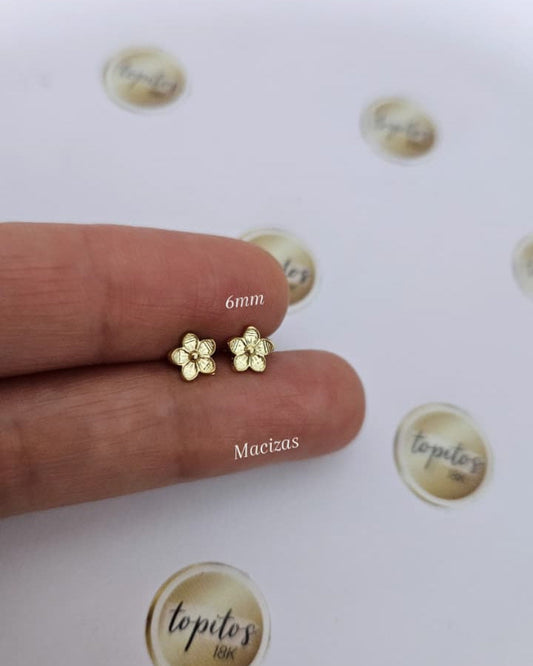 Topos Flores 6mm macizas