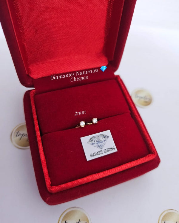 Topos Diamantes Naturales chispas 2mm