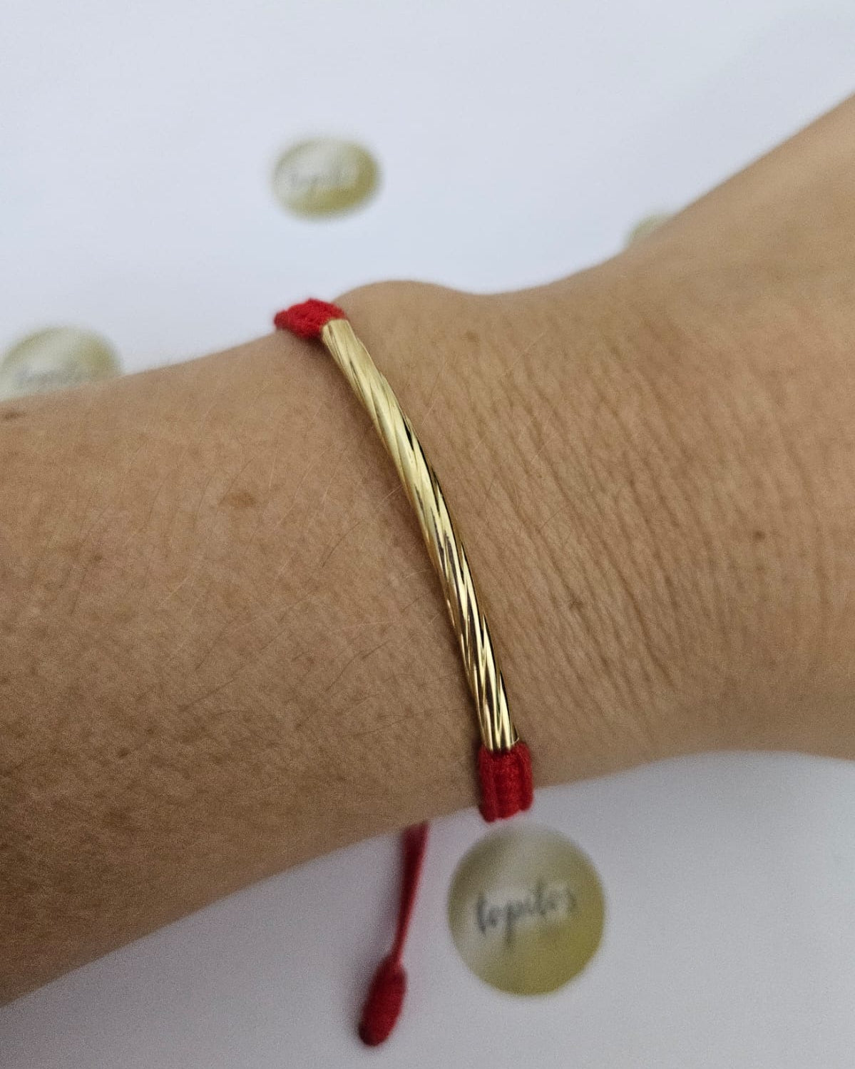 Pulsera barra 4cm torneada