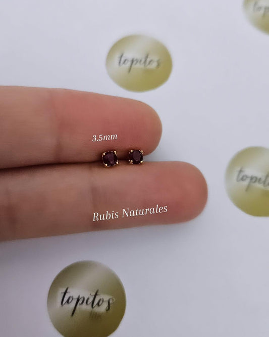 Topos Rubís Naturales 3.5mm