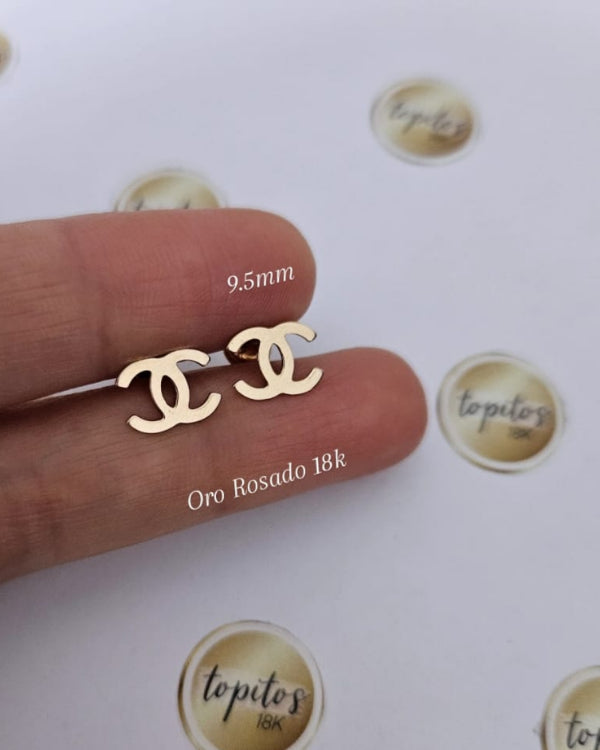 Topos Chan 9.5mm Oro Rosado 18k