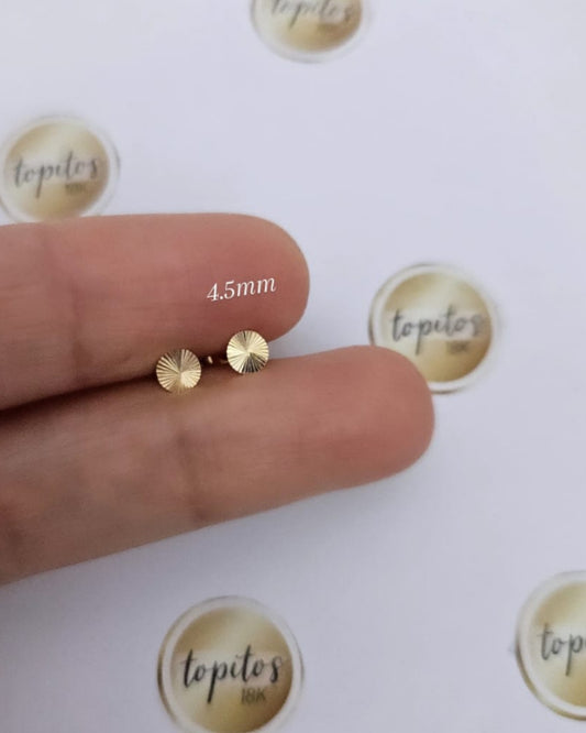 Topos Soles 4.5mm diamantados