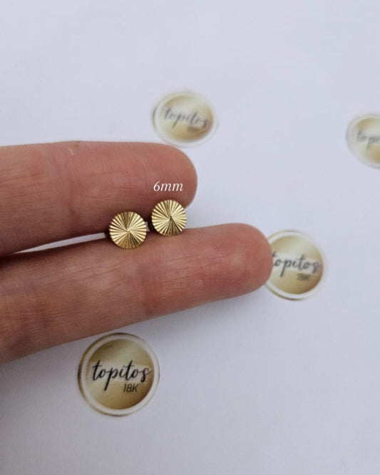 Topos Soles 6mm diamantados