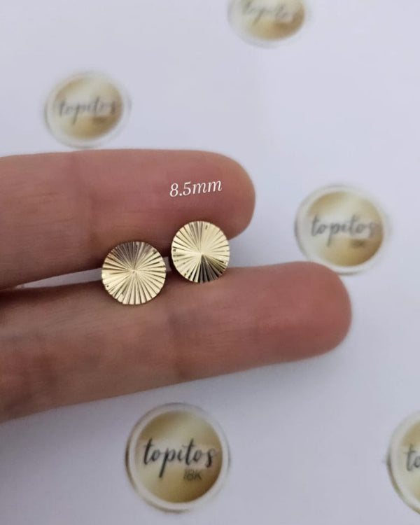 Topos Soles 8.5mm diamantados