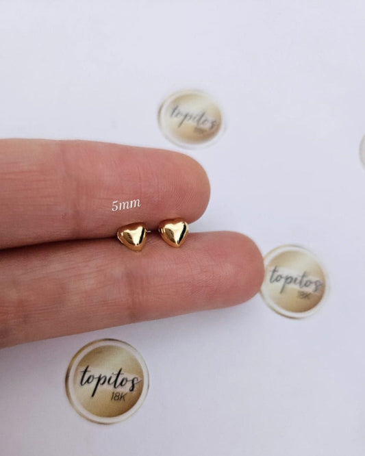 Topos corazones lisos 5mm