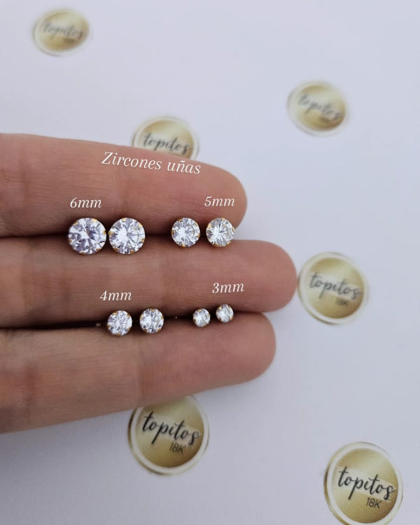 Topos Zircones 5 uñas