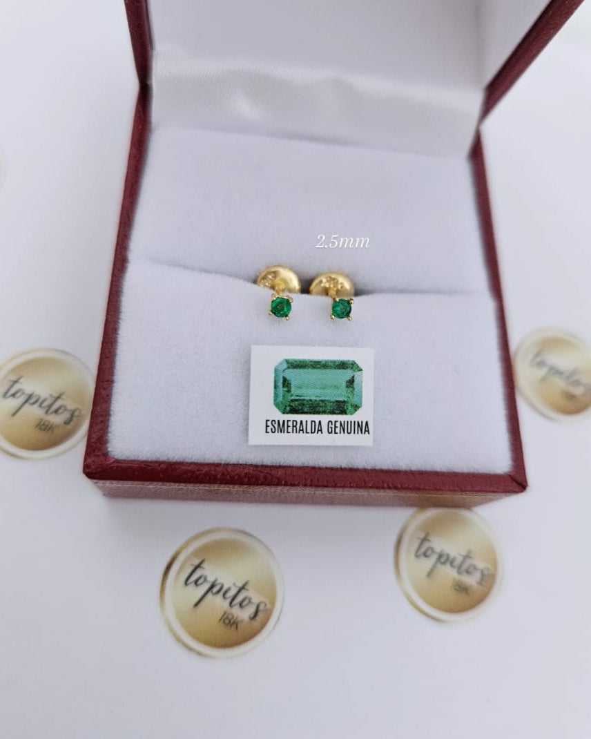 Topos Esmeraldas Naturales 2.5mm