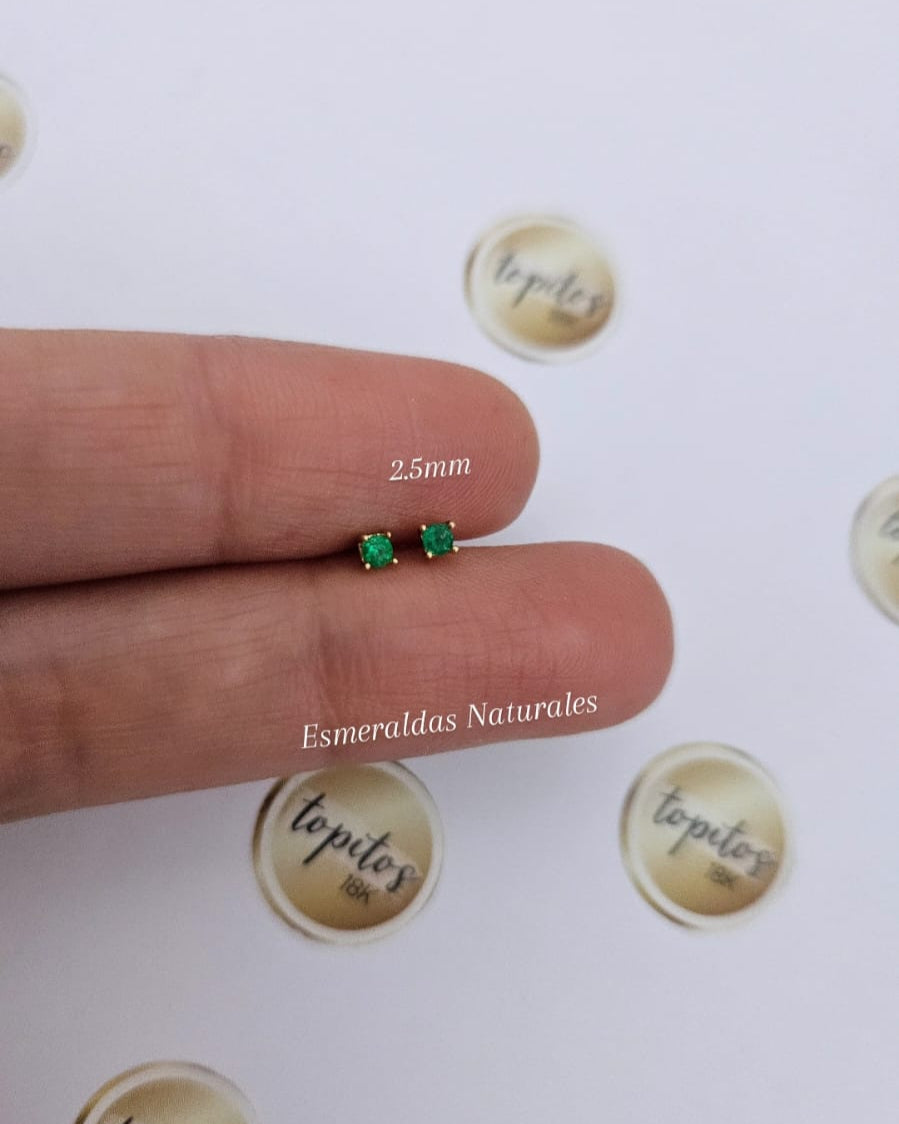 Topos Esmeraldas Naturales 2.5mm