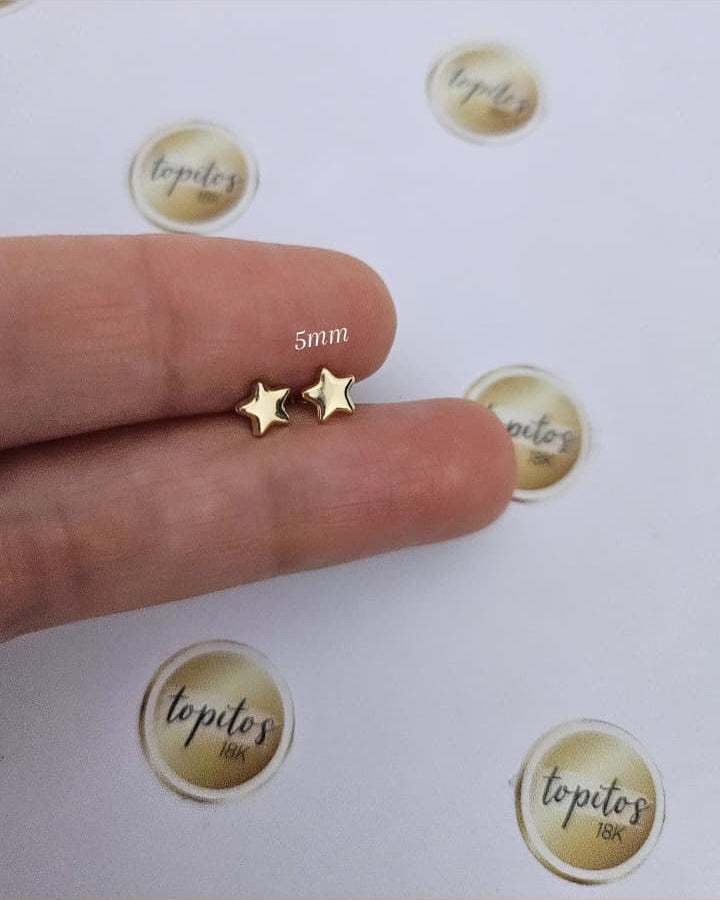Topos Estrellas 5mm lisas