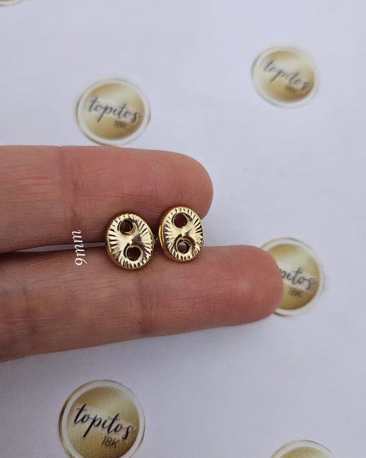 Topos Gucc 9mm diamantados