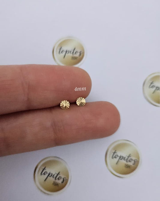 Topos soles 4mm diamantados