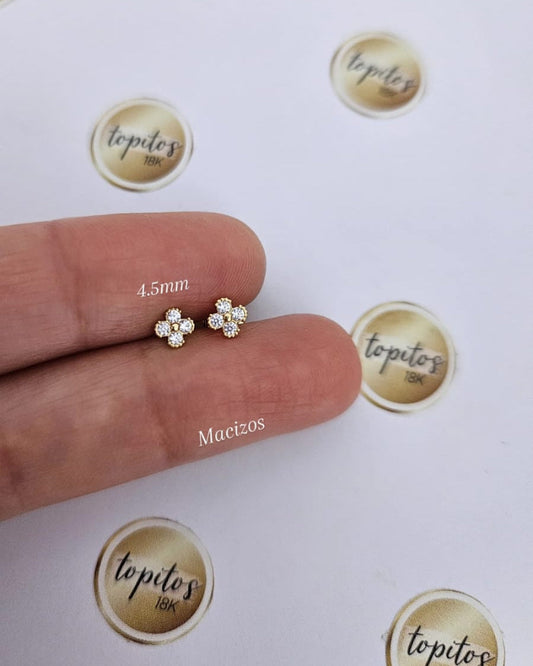 Topos trebol VC 4.5mm macizos